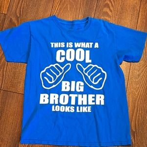 Boys big brother tee shirt.